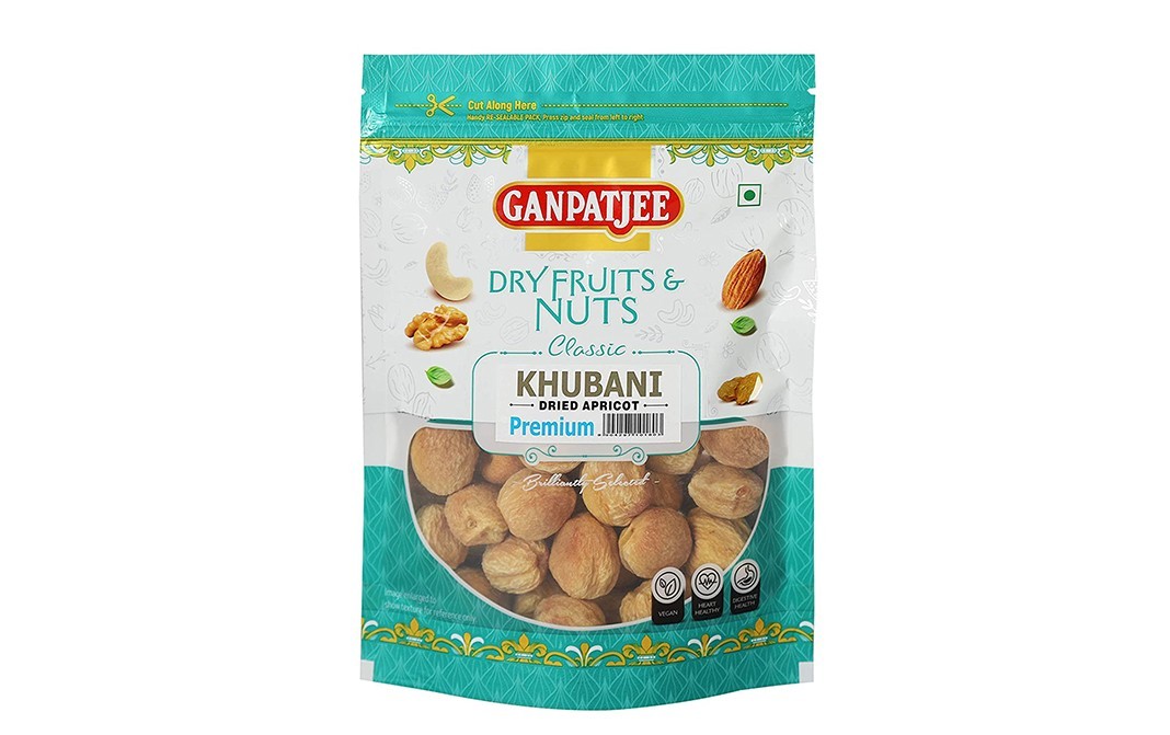Ganpatjee Khubani Dried Apricot    Pack  250 grams